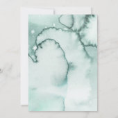 Fox Woodland Winter Onederland Baby Verjaardagsfee Kaart (Achterkant)