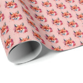 Fox Wrapping Paper Cadeaupapier (Rol Hoek)