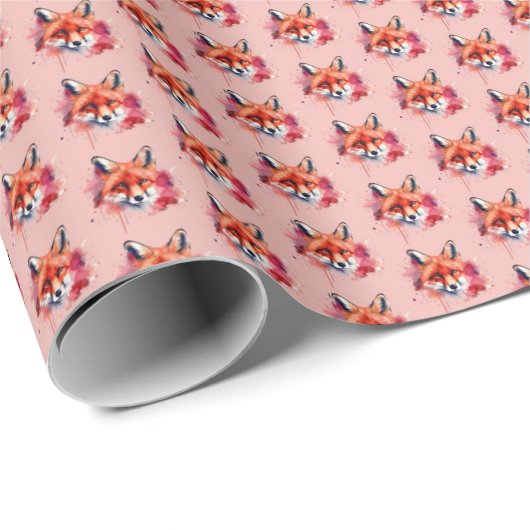 Fox Wrapping Paper Cadeaupapier (Rol Hoek)