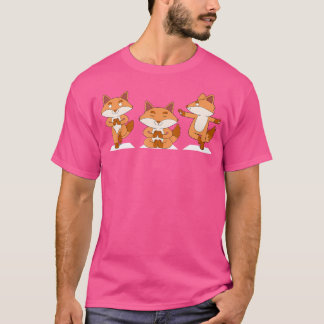 Fox Yoga Funny voor Fox Dierenvrienden I Namaste F T-shirt
