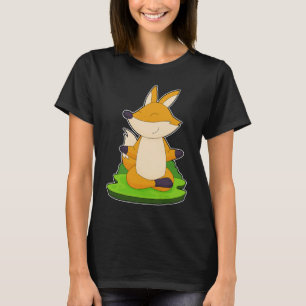 Fox Yoga Meditatie Gymnastiek T-shirt
