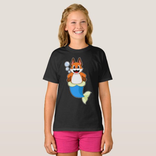 Fox Zeemeermin T-shirt (Voorkant volledig)