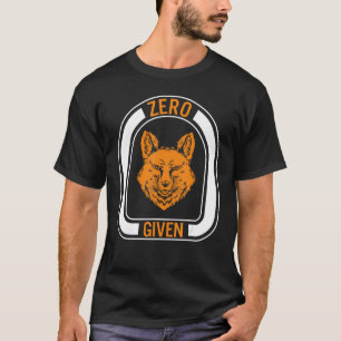 Fox Zero Fox Gegeven T-shirt Dier Zoogdier Natuur 