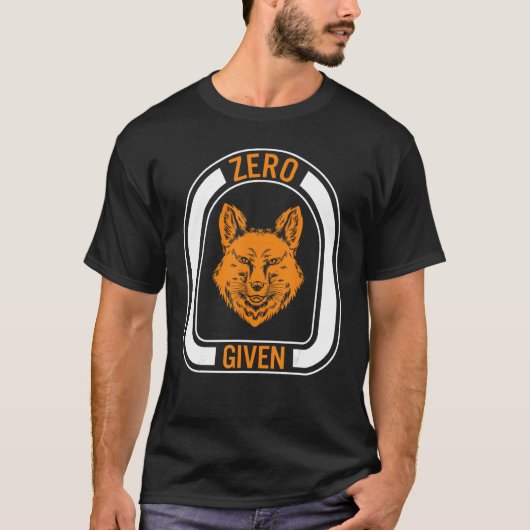 Fox Zero Fox Gegeven T-shirt Dier Zoogdier Natuur (Voorkant)