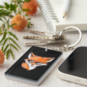 Fox Zonnebril Fox Lovers Fox Lover Fox Schattige C Sleutelhanger (Voorkant Rechts)
