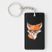Fox Zonnebril Fox Lovers Fox Lover Fox Schattige C Sleutelhanger (Voorkant)