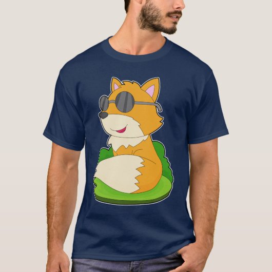 Fox zonnebril t-shirt (Voorkant)