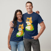 Fox zonnebril t-shirt (Unisex)