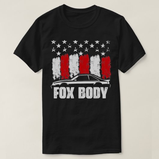 Foxbody Amerikaanse oude spier maximale paardenkra T-shirt (Design voorkant)