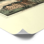 Foxborough, MA Panoramic Map - 1879 Poster (Hoek)