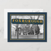 Foxborough Sign Briefkaart (Voorkant / Achterkant)