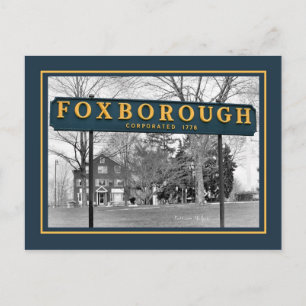 Foxborough Sign Briefkaart