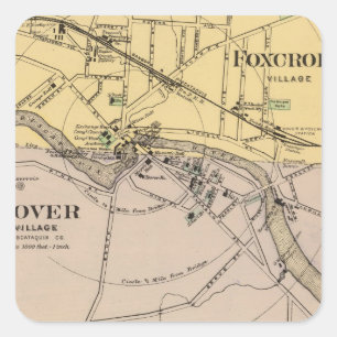 Foxcroft, Dover Vierkante Sticker