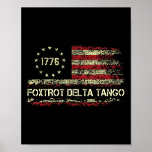 Foxdraaft Delta Tangos Grappig Foxdraaft Delta Tan Poster