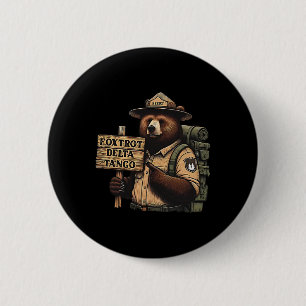 Foxdraaft Delta Tango's verzetten zich tegen Beer  Ronde Button 5,7 Cm