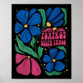 Foxdraaft Deltas Tangos Flower Boho Poster (Voorkant)