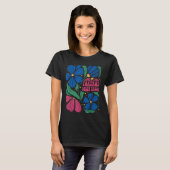 Foxdraaft Deltas Tangos Flower Boho T-shirt (Voorkant volledig)