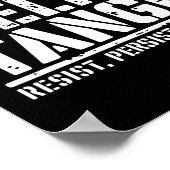 Foxdraaft Deltas Tangos Funny Resist Beer 1 Poster (Hoek)