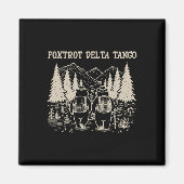 Foxdraaft Deltas Tangos Funny Resist Beer Magneet (Voorkant)