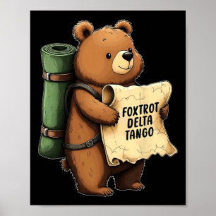 Foxdraaft Deltas Tangos National Parks verzetten z Poster