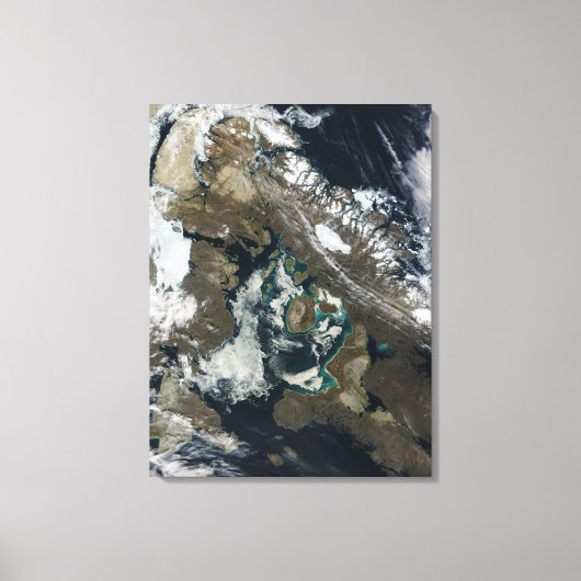 Foxe Basin, Noord-Canada Canvas Afdruk (Voorkant)