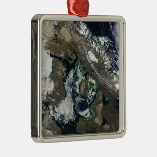 Foxe Basin, Noord-Canada Metalen Ornament (Rechts)