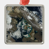 Foxe Basin, Noord-Canada Metalen Ornament (Voorkant)