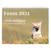 Foxes 2021, ingediend door Chris Milligan Kalender (Hoes)