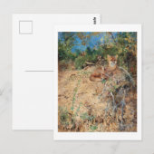 Foxes, Bruno Liljefors Briefkaart (Voorkant / Achterkant)