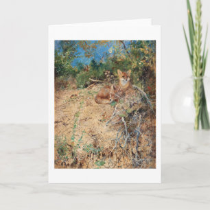 Foxes, Bruno Liljefors Kaart