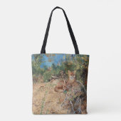Foxes, Bruno Liljefors Tote Bag (Achterkant)