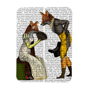 Foxes Couring Magneet