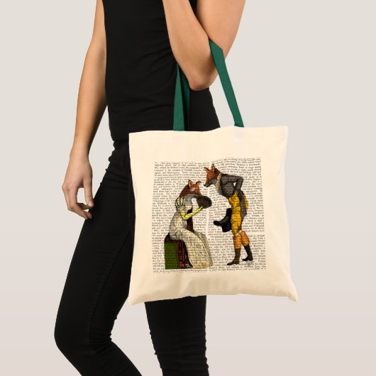 Foxes Couring Tote Bag (Voorkant (product))
