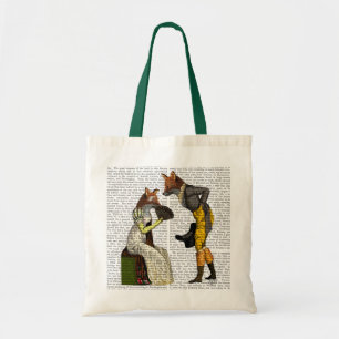 Foxes Couring Tote Bag