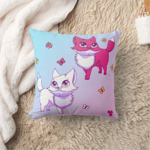 Foxes Flower & Butterflies, Nieuw Sierkussen