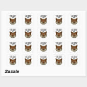 Foxes - Ik hou echt van Foxes OK Vierkante Sticker (Vel)