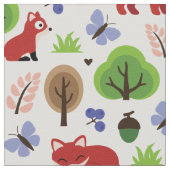 Foxes in het eikenbos stof (Close Up)