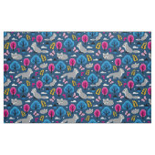 Foxes in het eikenbos stof (Fat Quarter)