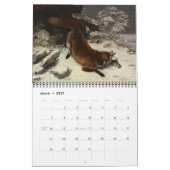 Foxes in kunst kalender (Mar 2027)