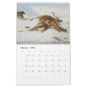 Foxes in kunst kalender (Feb 2026)