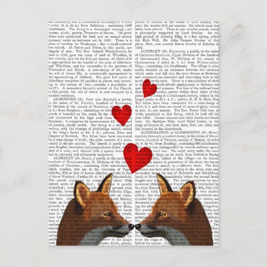 Foxes in Love Briefkaart (Voorkant)