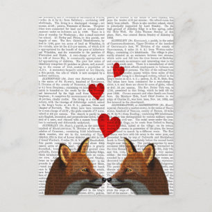 Foxes in Love Briefkaart