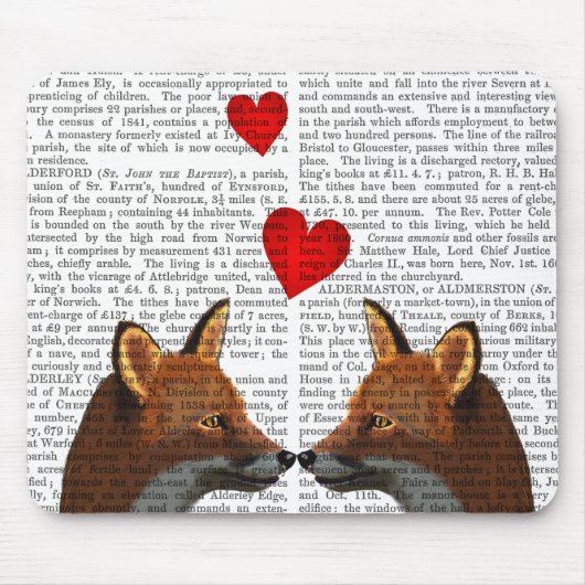 Foxes in Love Muismat (Voorkant)