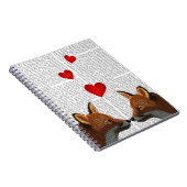 Foxes in Love Notitieboek (Rechterzijde)