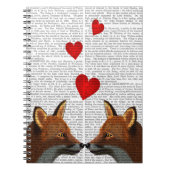 Foxes in Love Notitieboek (Voorkant)