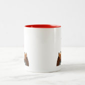 Foxes in Love Tweekleurige Koffiemok (Center)