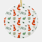 Foxes Keramisch Ornament (Voorkant)