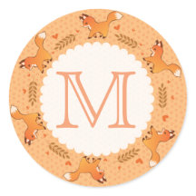 Foxes, Laurel en Hearts, met monogram