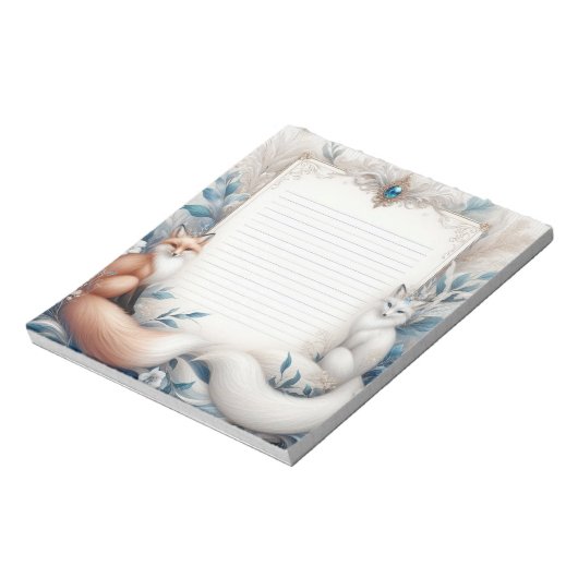 Foxes Notitieblok (Linkerzijde)