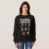 Foxes of the World & Educational Fox Trui (Voorkant volledig)